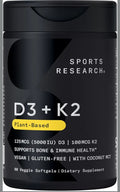 Sports Research® Vitamin D3 + K2