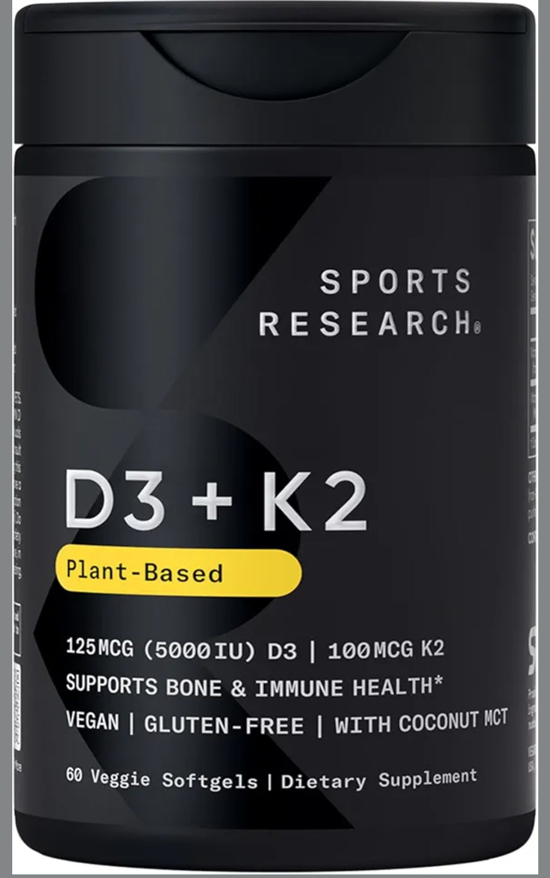 Sports Research® Vitamin D3 + K2