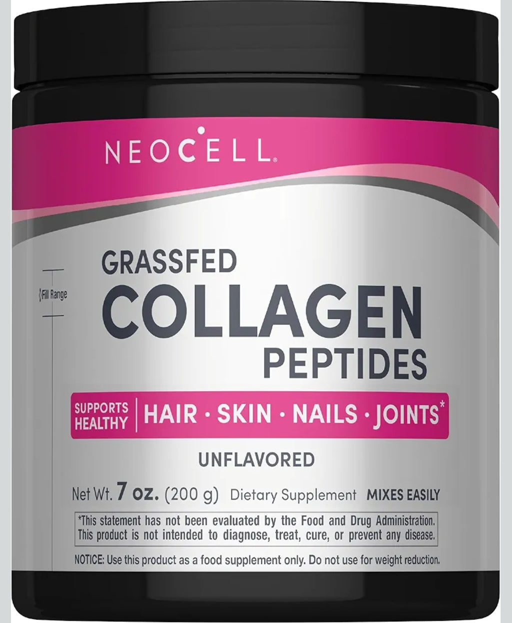 NeoCell Grassfed Collagen Peptides Powder