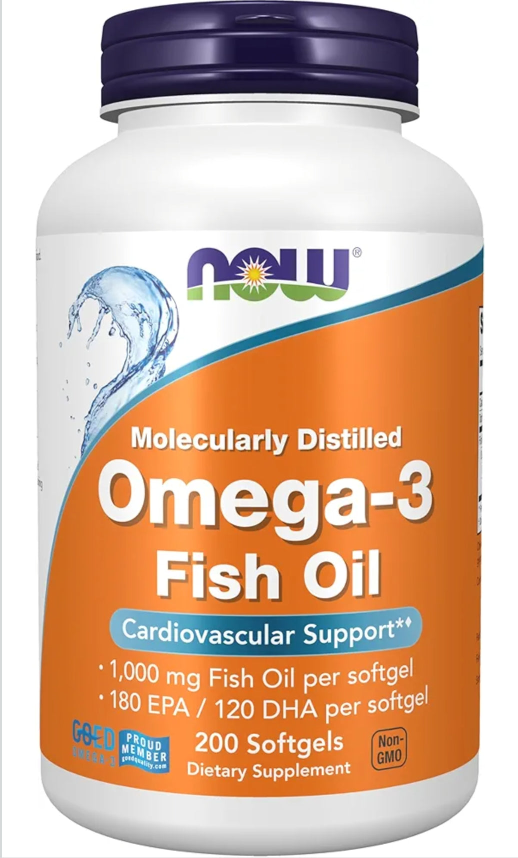 NOW Foods Supplements, Omega-3 180 EPA / 120 DHA