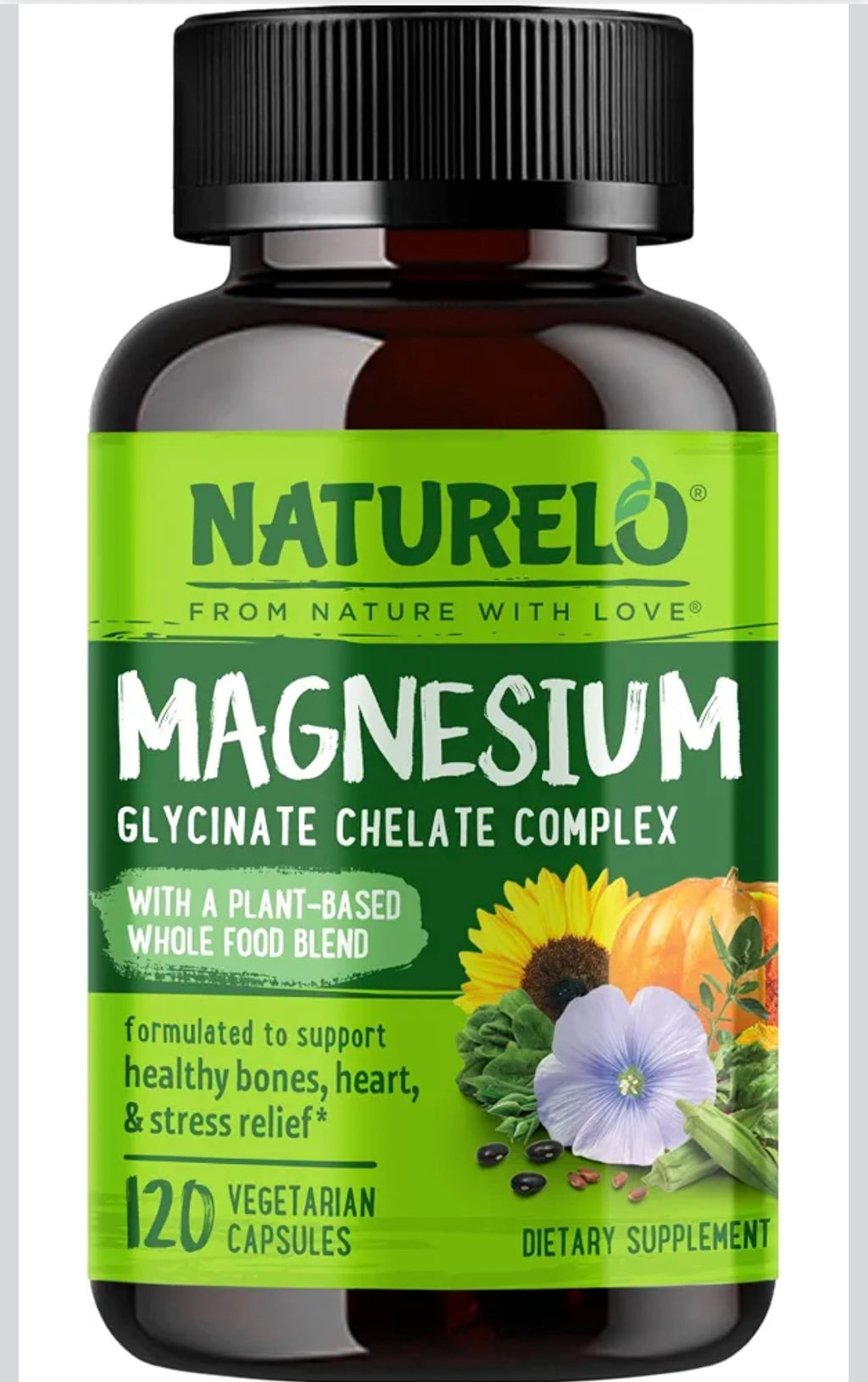 NATURELO Magnesium Glycinate Chelate Complex