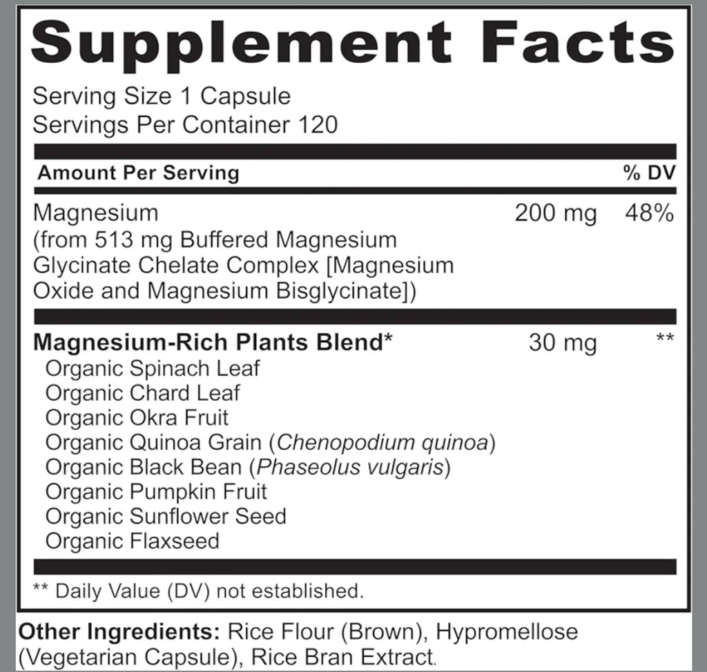NATURELO Magnesium Glycinate Chelate Complex